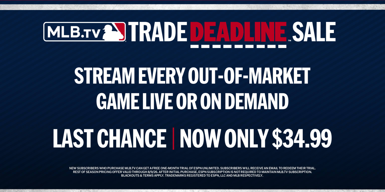 Last Chance: Trade Deadline sale offers you the best deal for MLB.TV