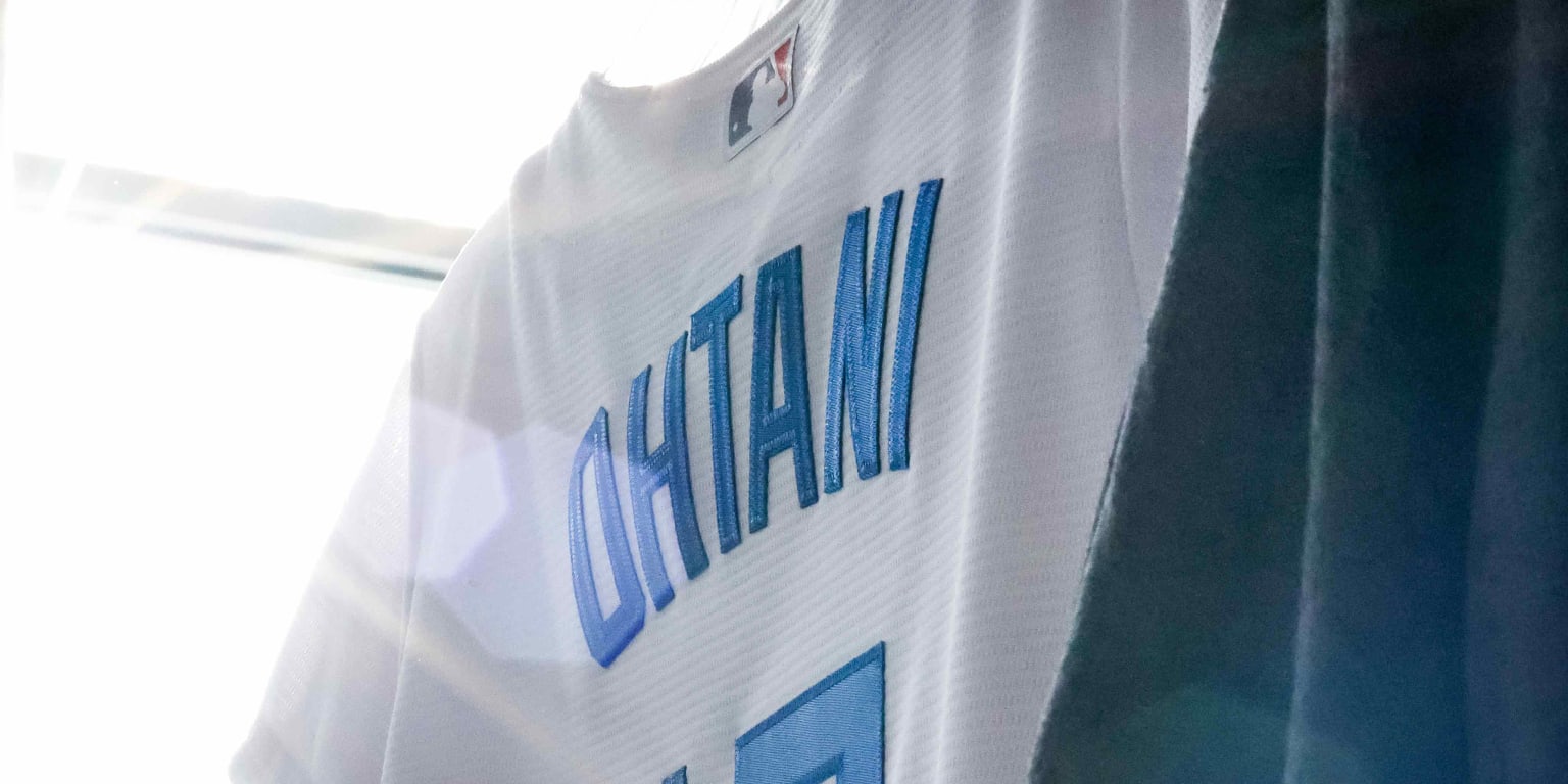 theScore - Ohtani jersey ❌ Trout 'Loyalty' jersey