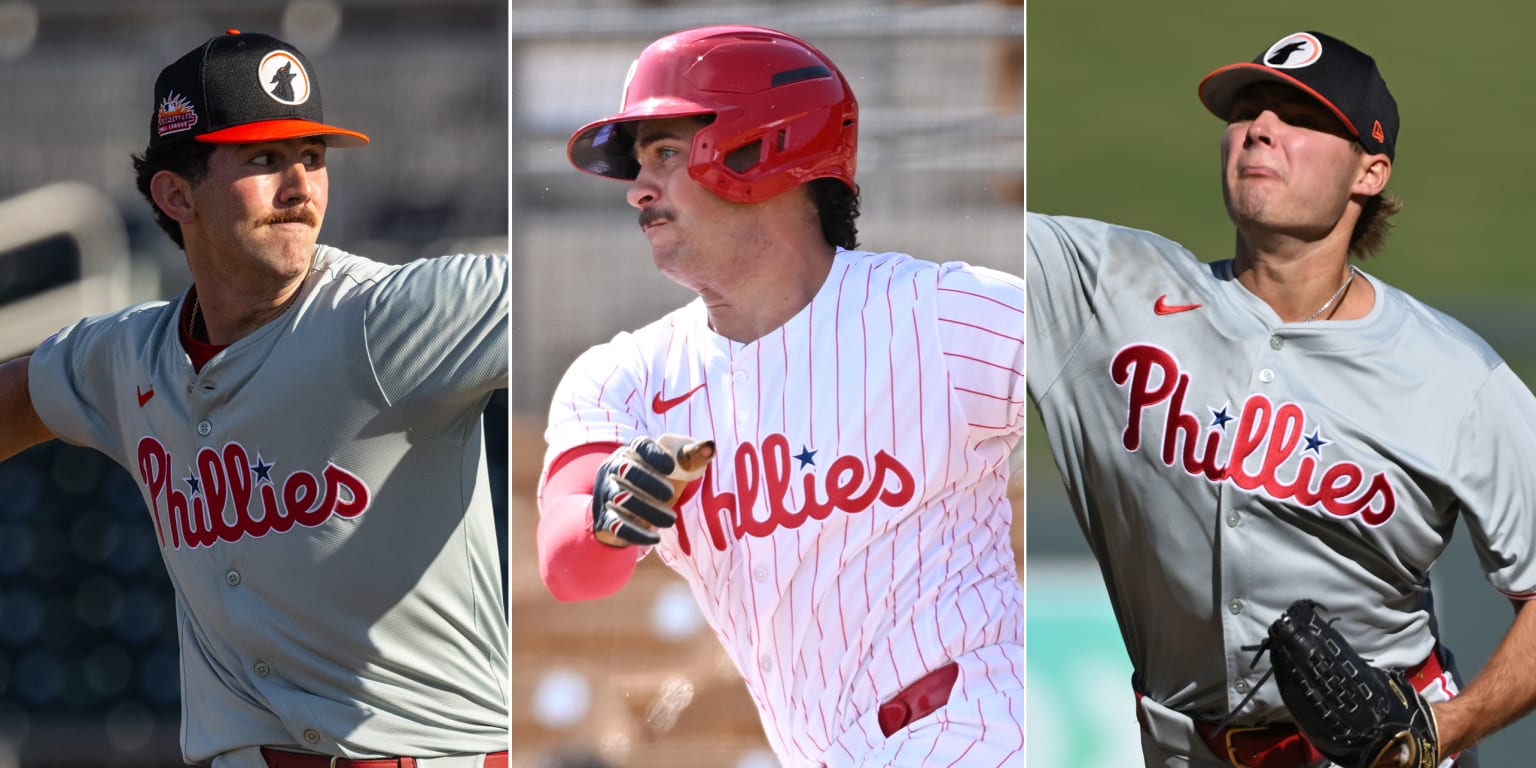 Phillies prospects Andrew Painter, Christian McGowan, Otto Kemp stand