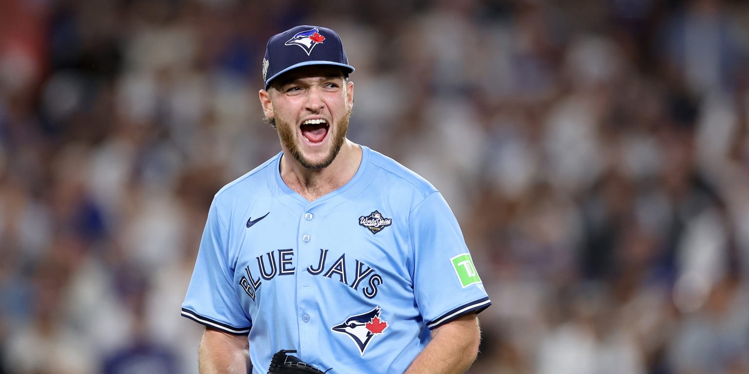Blue Jays celebrate after Game 5 win