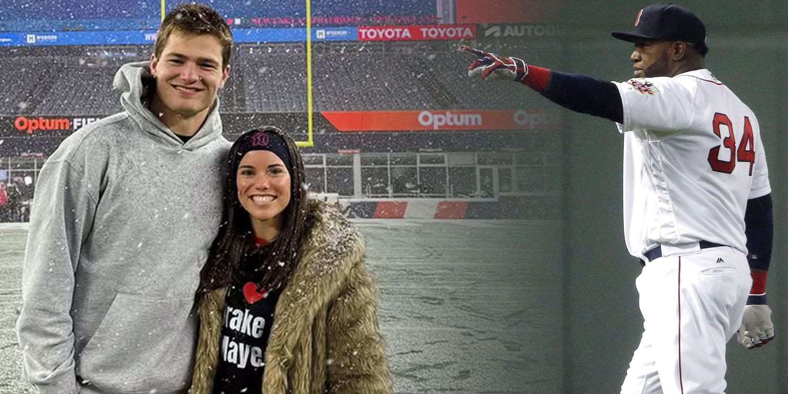 From Big Papi to the Patriots: Drake Maye's wife's surprising Boston sports origin story