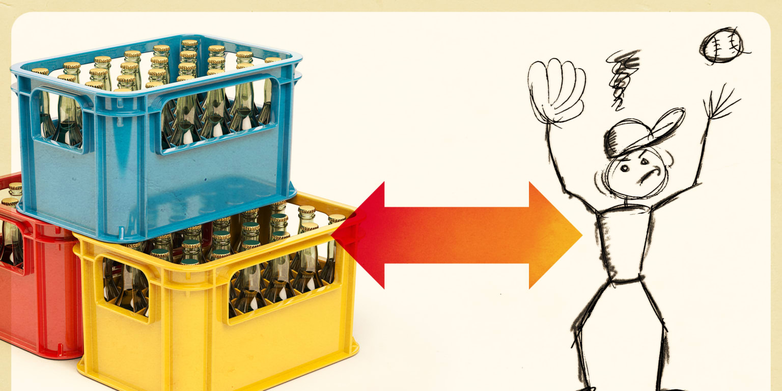 A pitcher was traded for 60 cases of beer, and then quit
