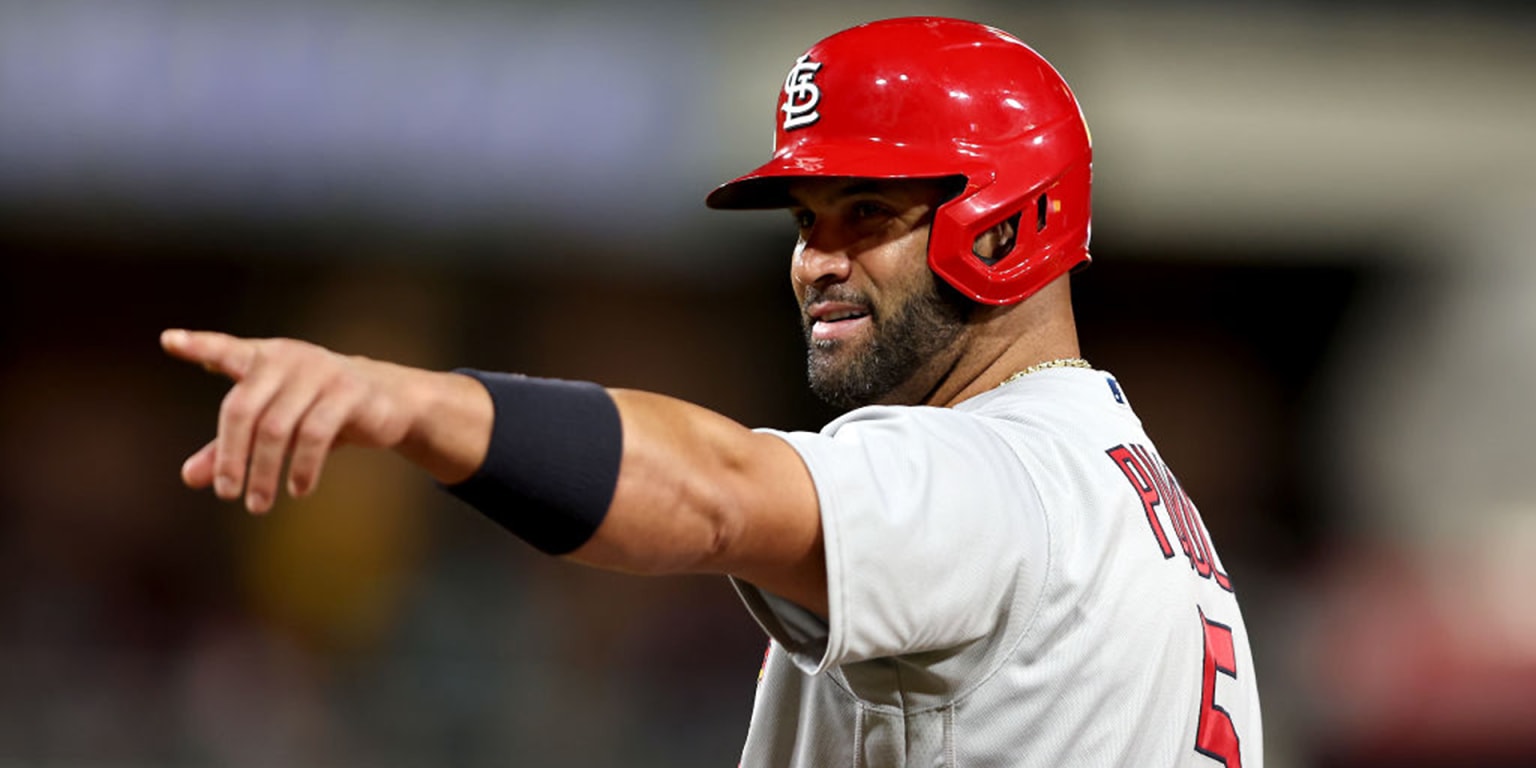WATCH: Albert Pujols Gives Game-Worn Jersey to Young Cardinals Fan -  Fastball