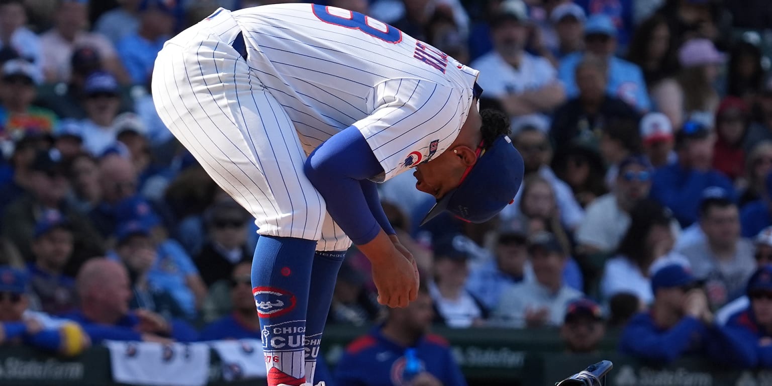Daniel Palencia exits Cubs' loss with right shoulder injury