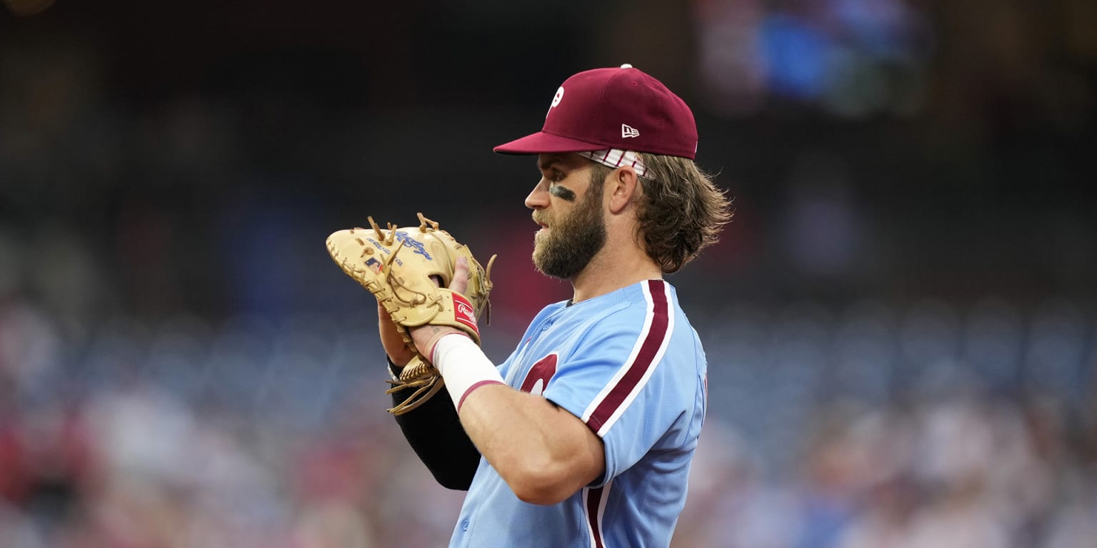 Harper leaves Phillies’ victory over Nats with mid-back spasms