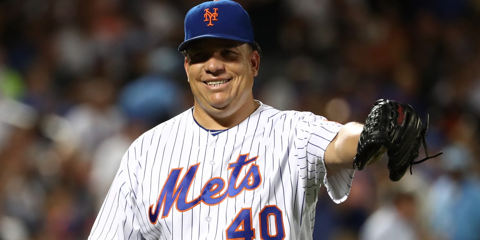 Bartolo Colon retires as a New York Met, throws out first pitch