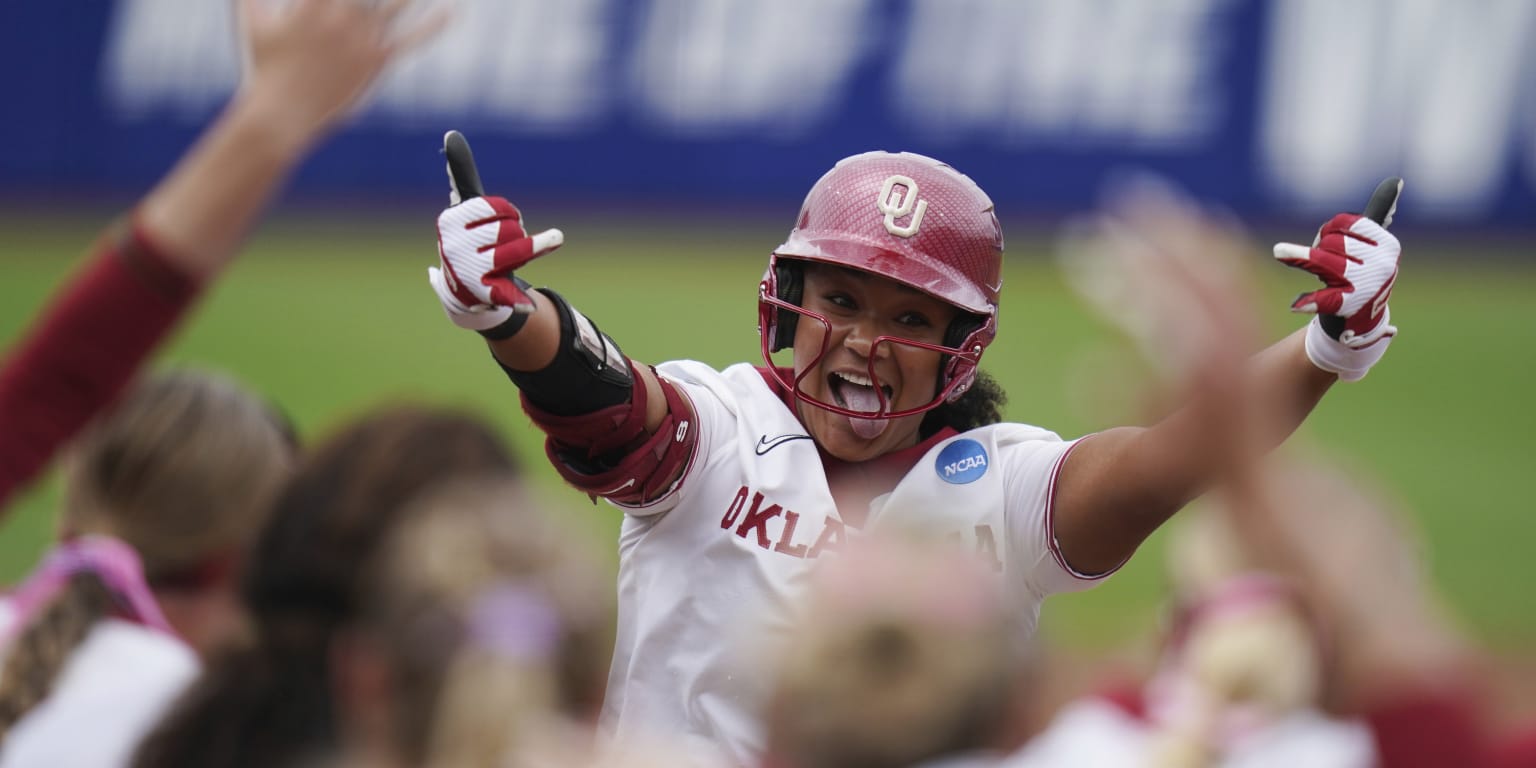 Niece of Dodgers skipper crushes walk-off HR to power OU at WCWS