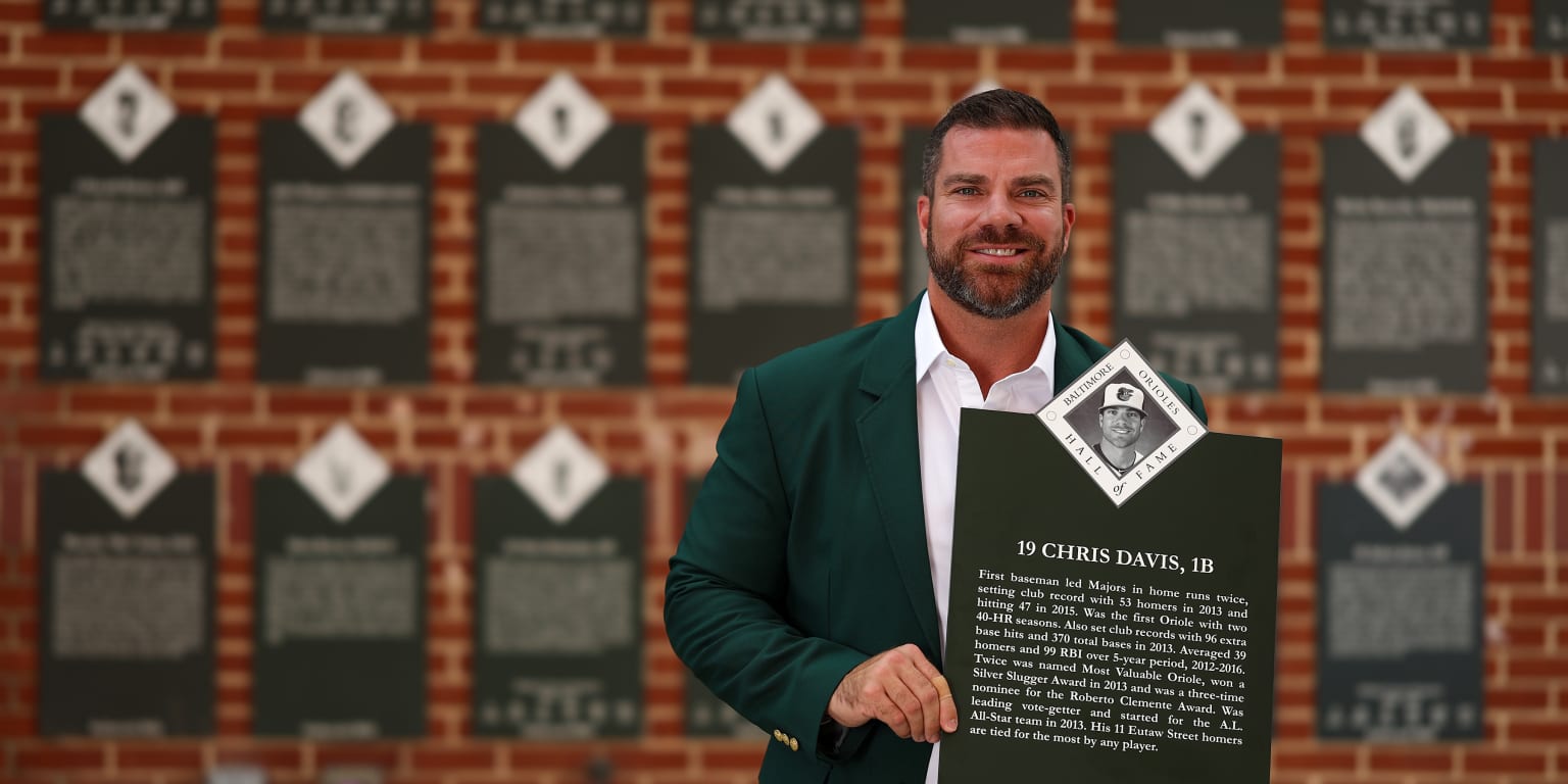 Chris Davis excited, relieved to be inducted into O's Hall of Fame: 'A huge honor'