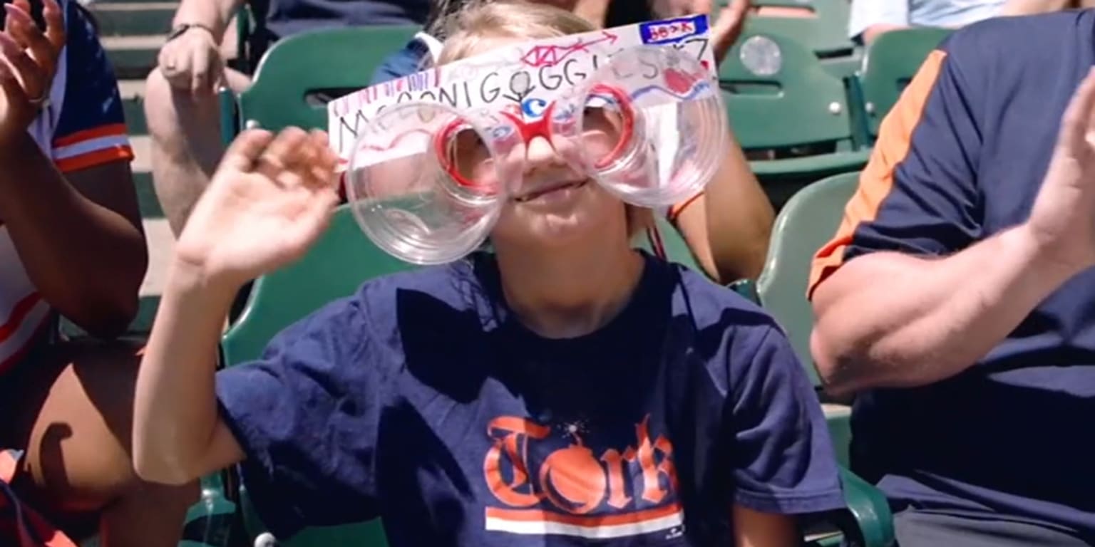 'McGonigoggles!' Young fan may have invented a new promotion