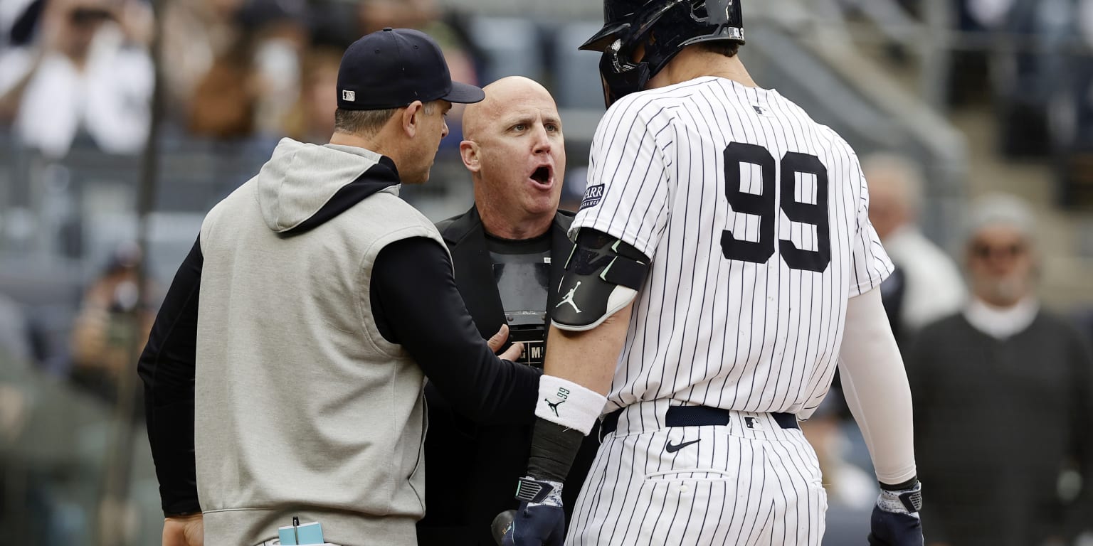 Aaron Judge ejected for first time in career