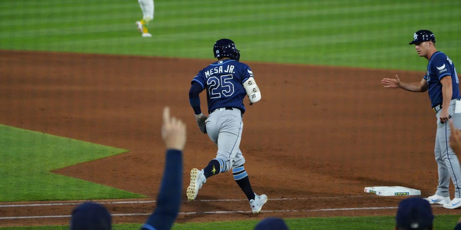 Rays Place Mesa on IL, Recall Catcher Piper in Roster Shakeup