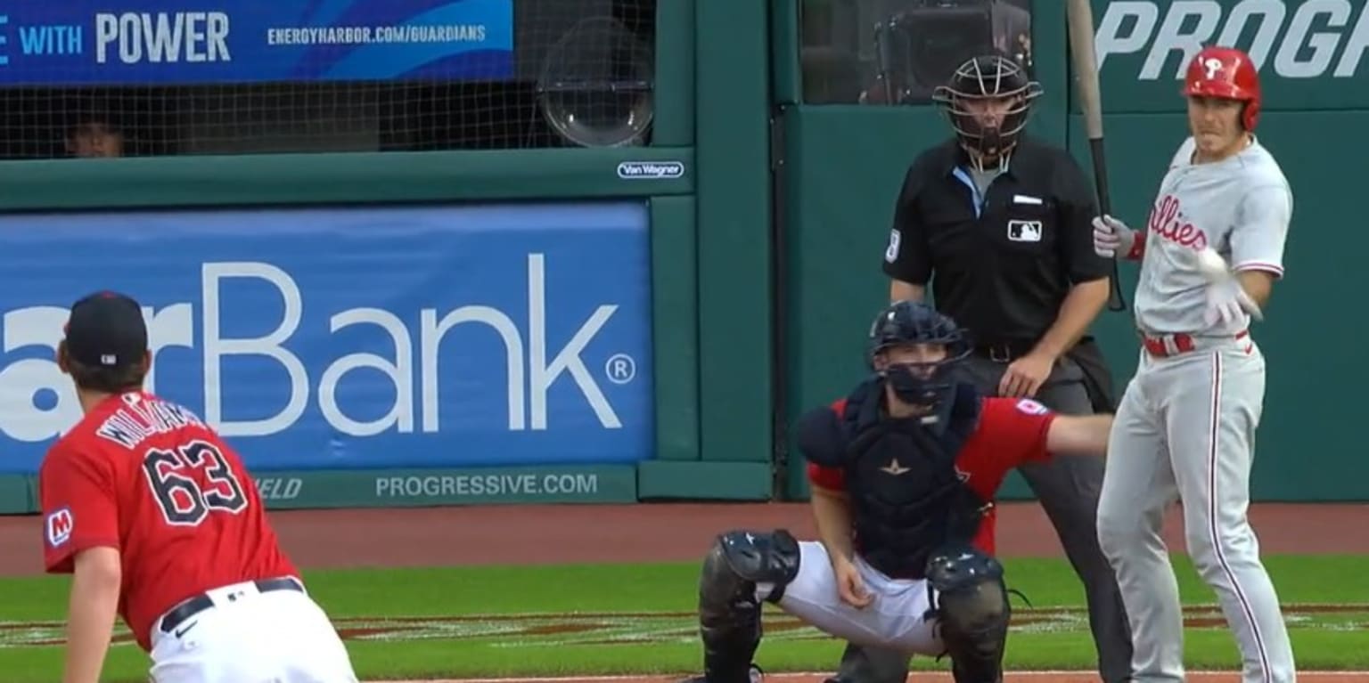 Realmuto catches a pitch while batting BVM Sports