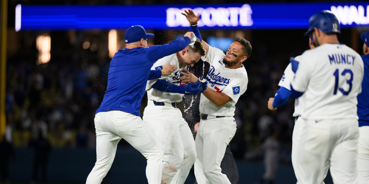 Dodgers hit 60 wins in 1st venture to extras thanks to Rushing walk-off