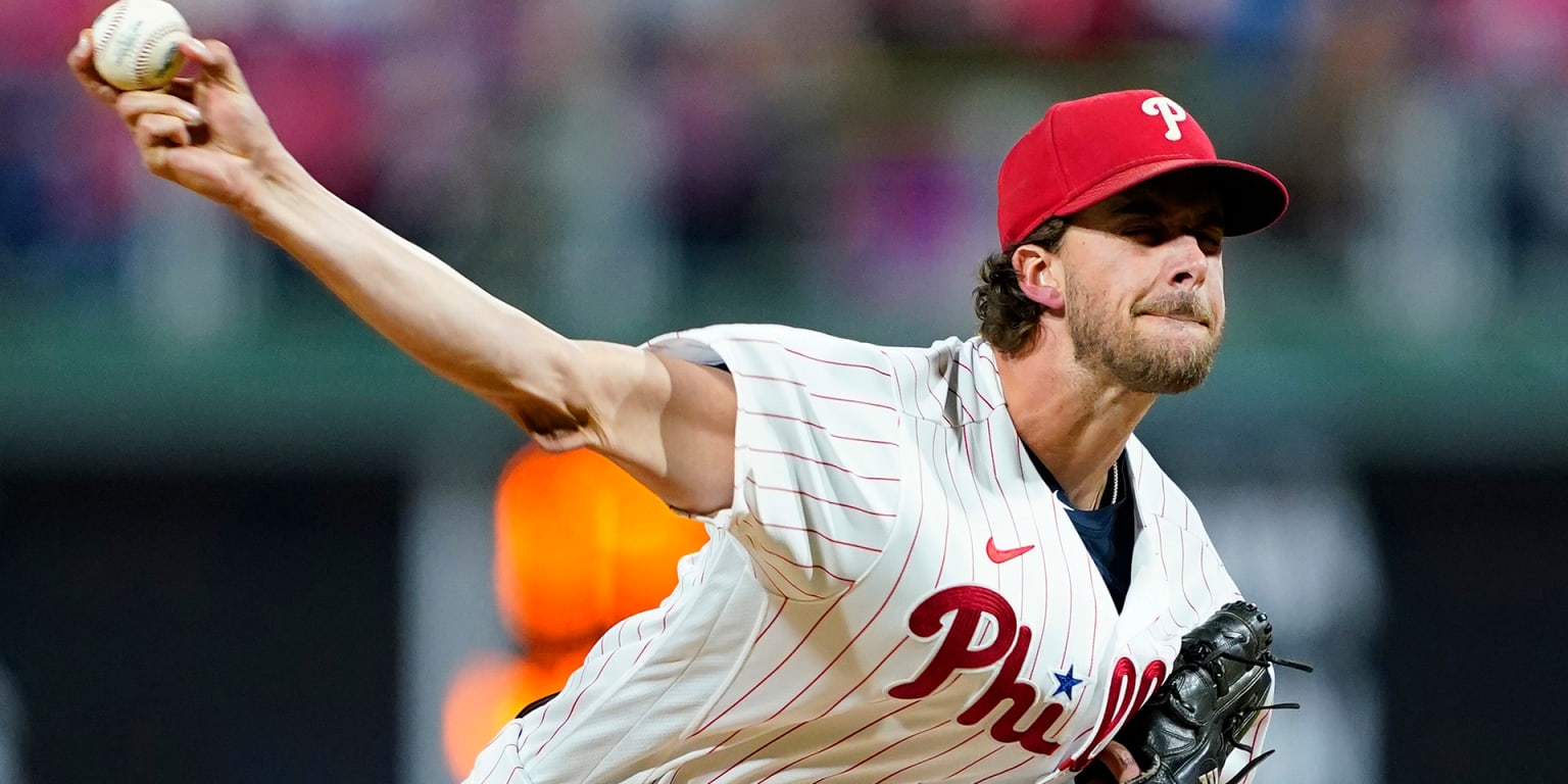 Aaron Nola racks up nine strikeouts in Phillies' 10-2 win over Braves