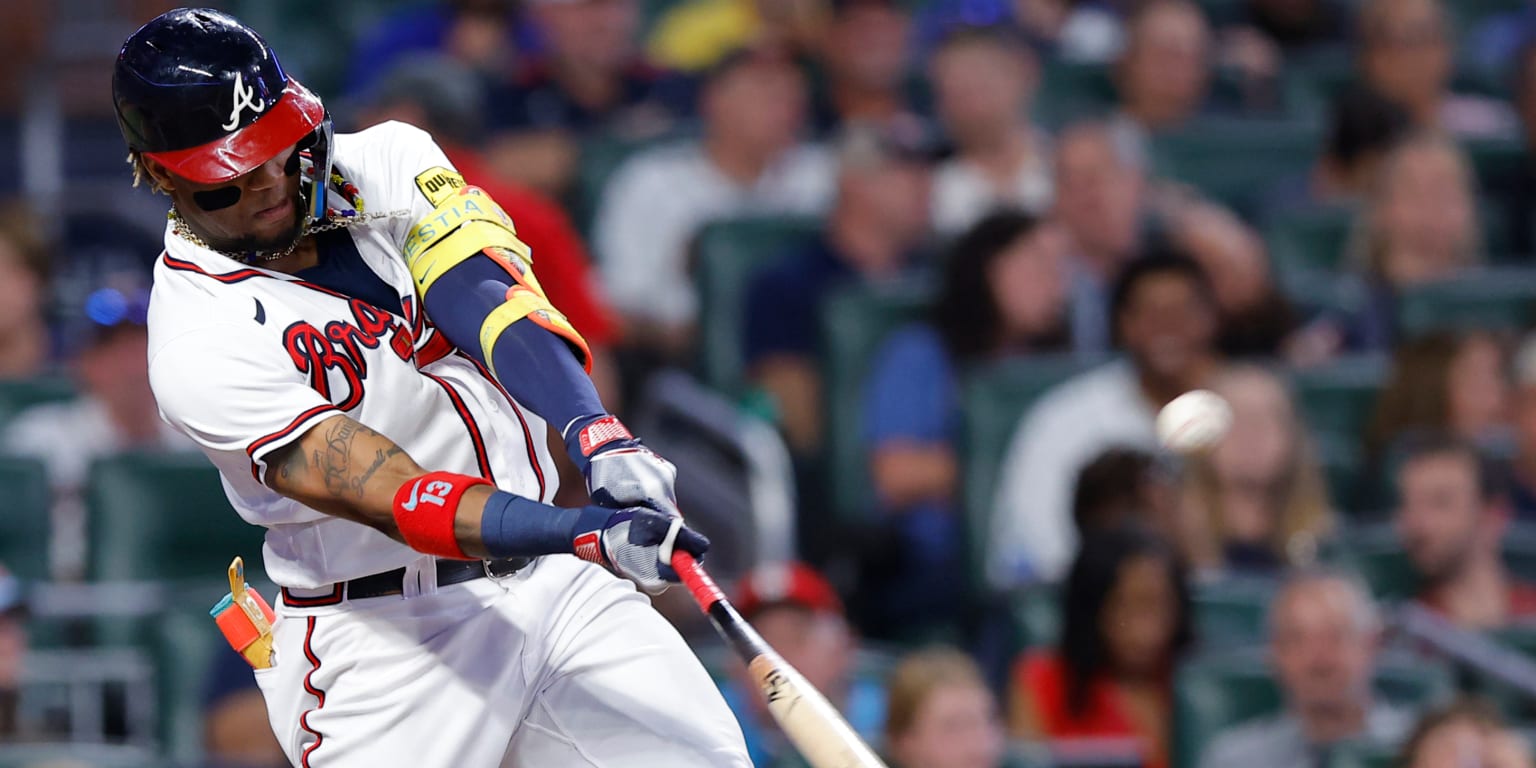 The Braves led the division in home runs last year. Ronald Acuña