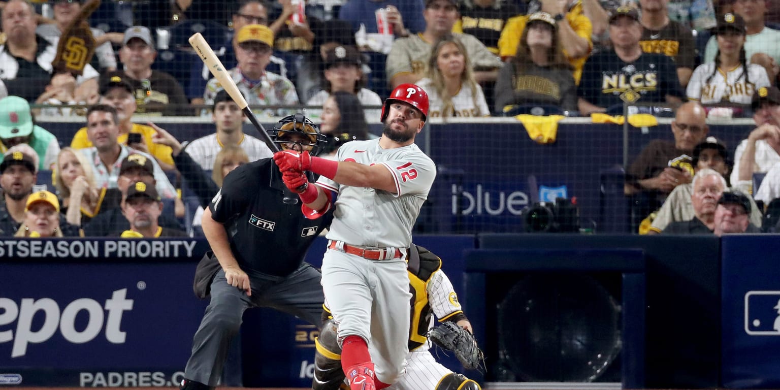 Phillies vs Padres Game 1: Kyle Schwarber hammers 488-foot home