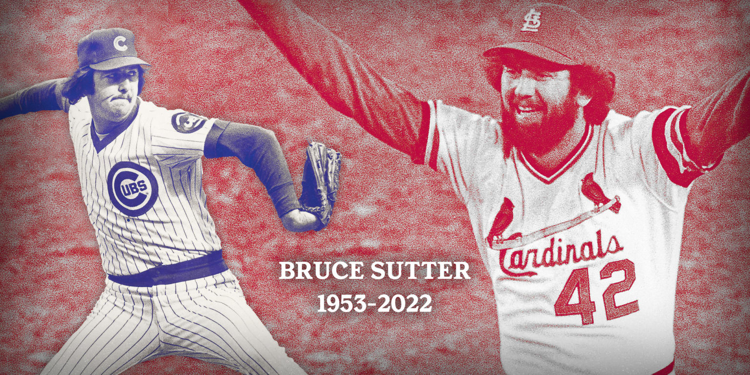 St. Louis Cardinals on X: We are saddened over the passing of Bruce  Sutter. Sutter was a dominant pitcher and a member of the '82 World Series  Championship team. He is a