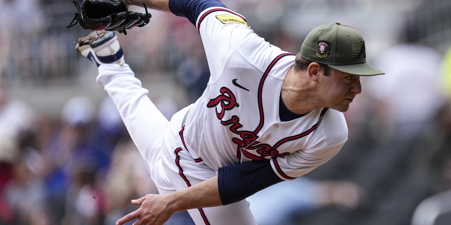Jared Shuster of the Atlanta Braves before a game against the News Photo  - Getty Images