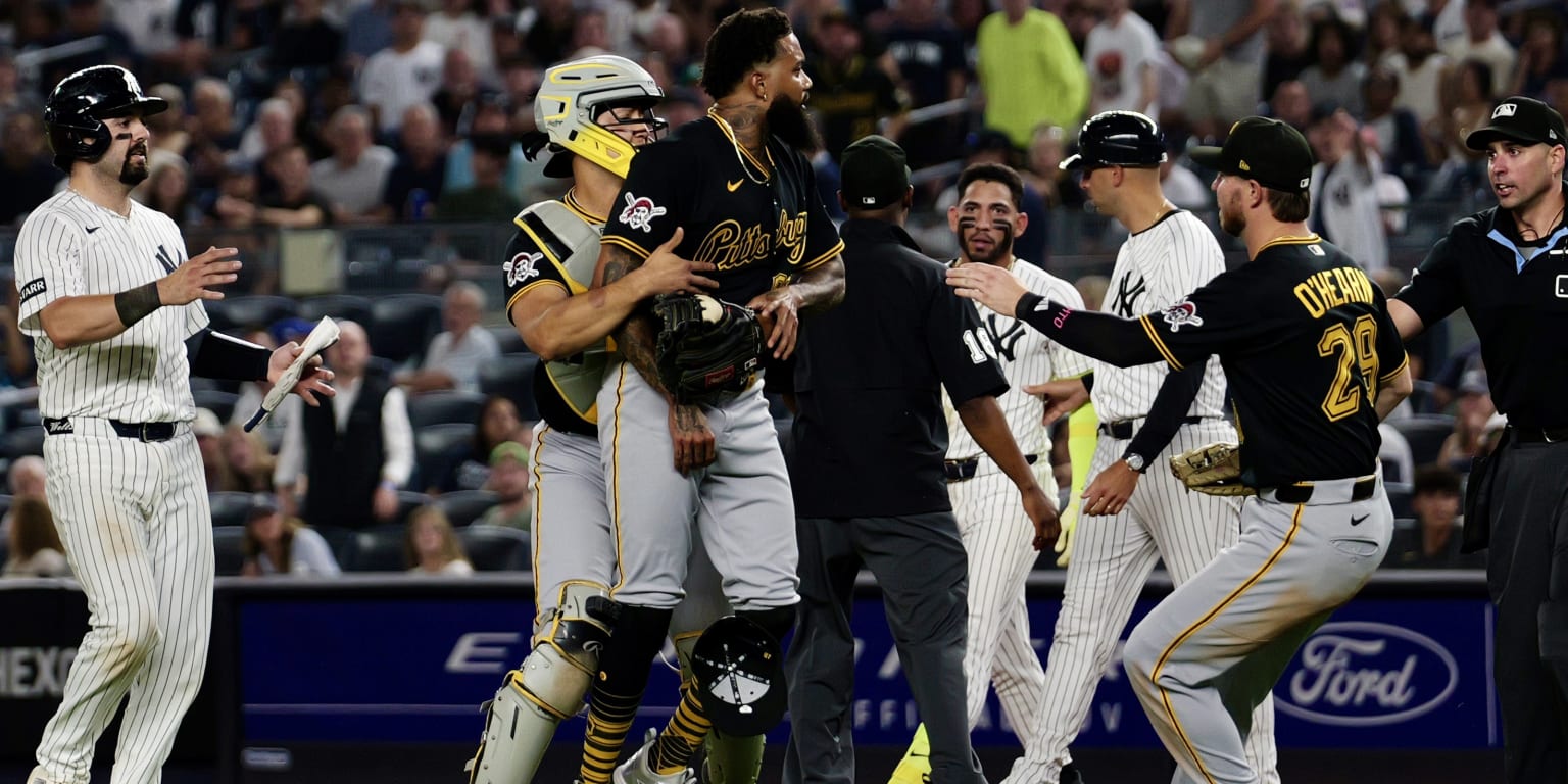 Yankees, Pirates benches clear after pitch timer disagreement