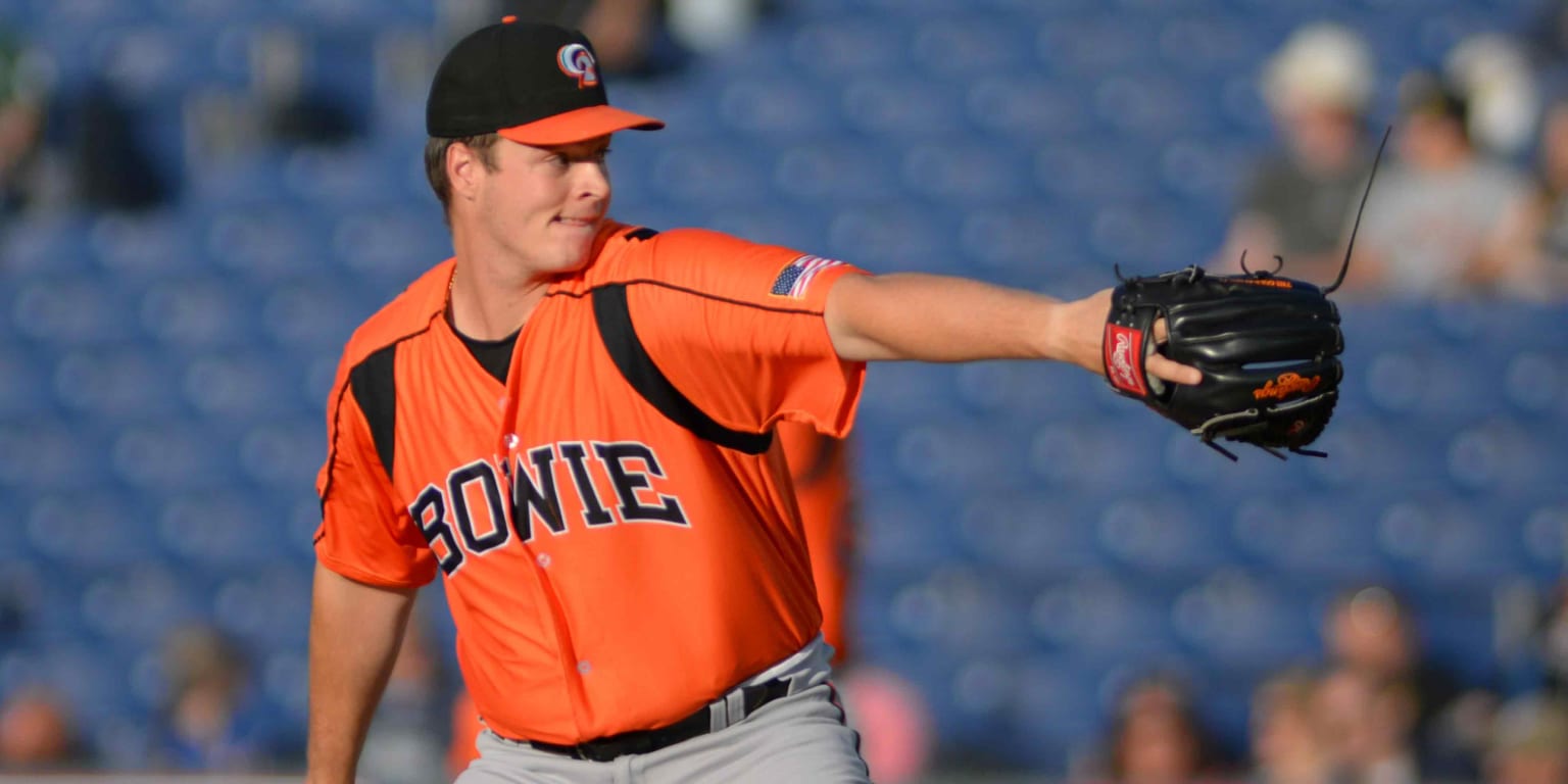 JACKSON HOLLIDAY Delmarva Shorebirds Orange Friday Game Worn