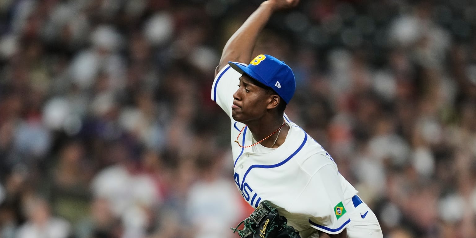 He's just 17 years old, but he got Aaron Judge out with the bases loaded