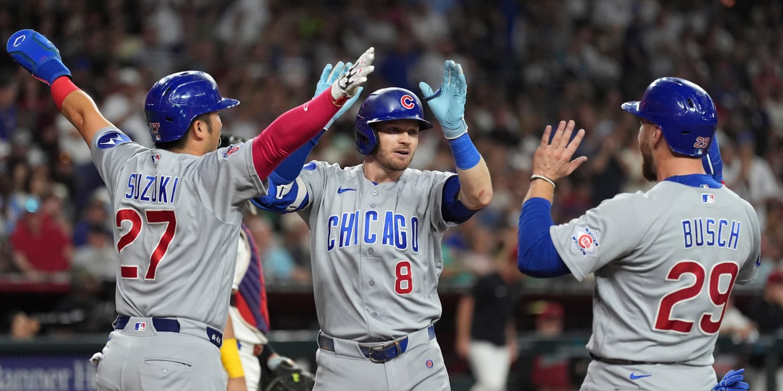 Cubs set franchise record for consecutive runs scored during West Coast trip