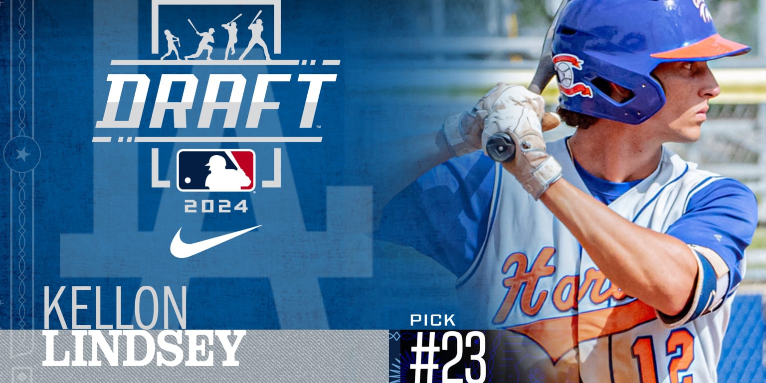 Kellon Lindsey drafted No. 23 by Los Angeles Dodgers in 2024 MLB Draft