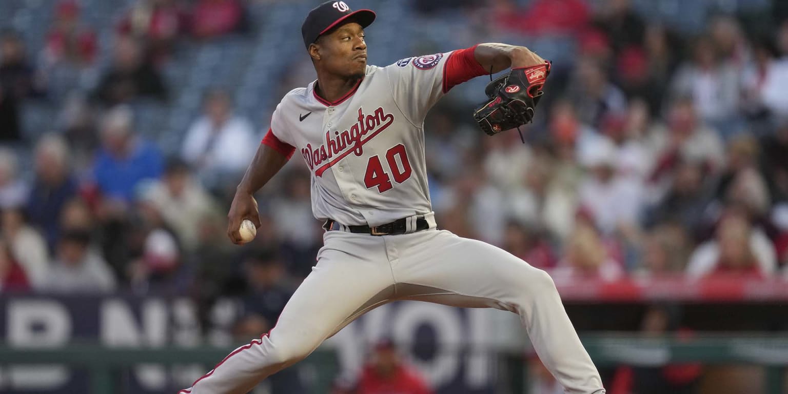 Washington Nationals' Josiah Gray ended up looking like pitcher