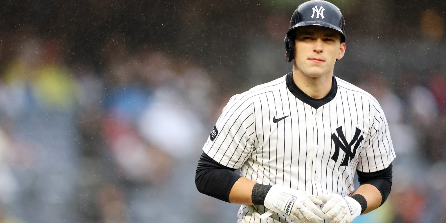 He once wrote 'Yankees rule' on the Pesky Pole. Now he's mashing for them