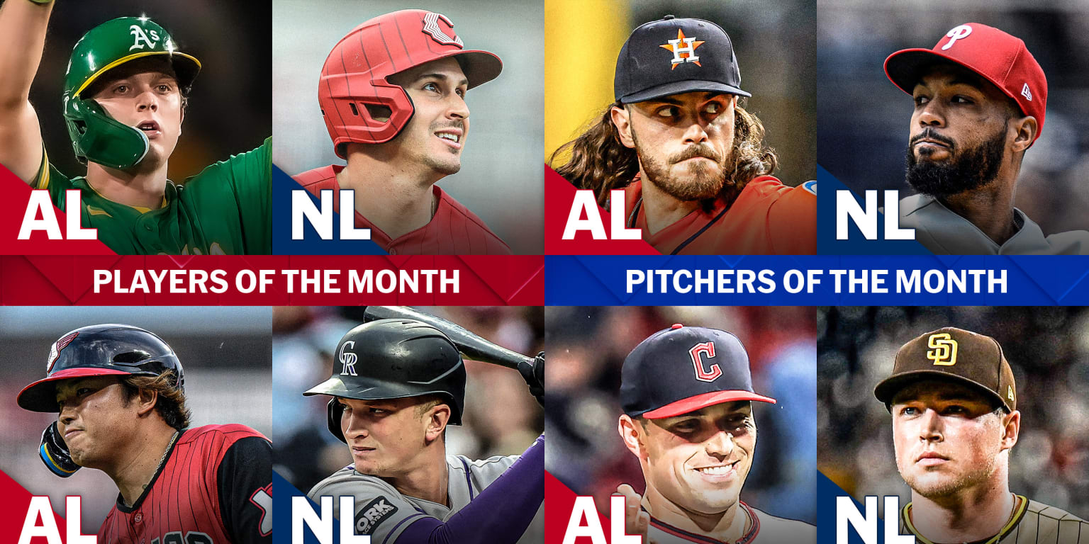 Here are the MLB monthly award winners for May