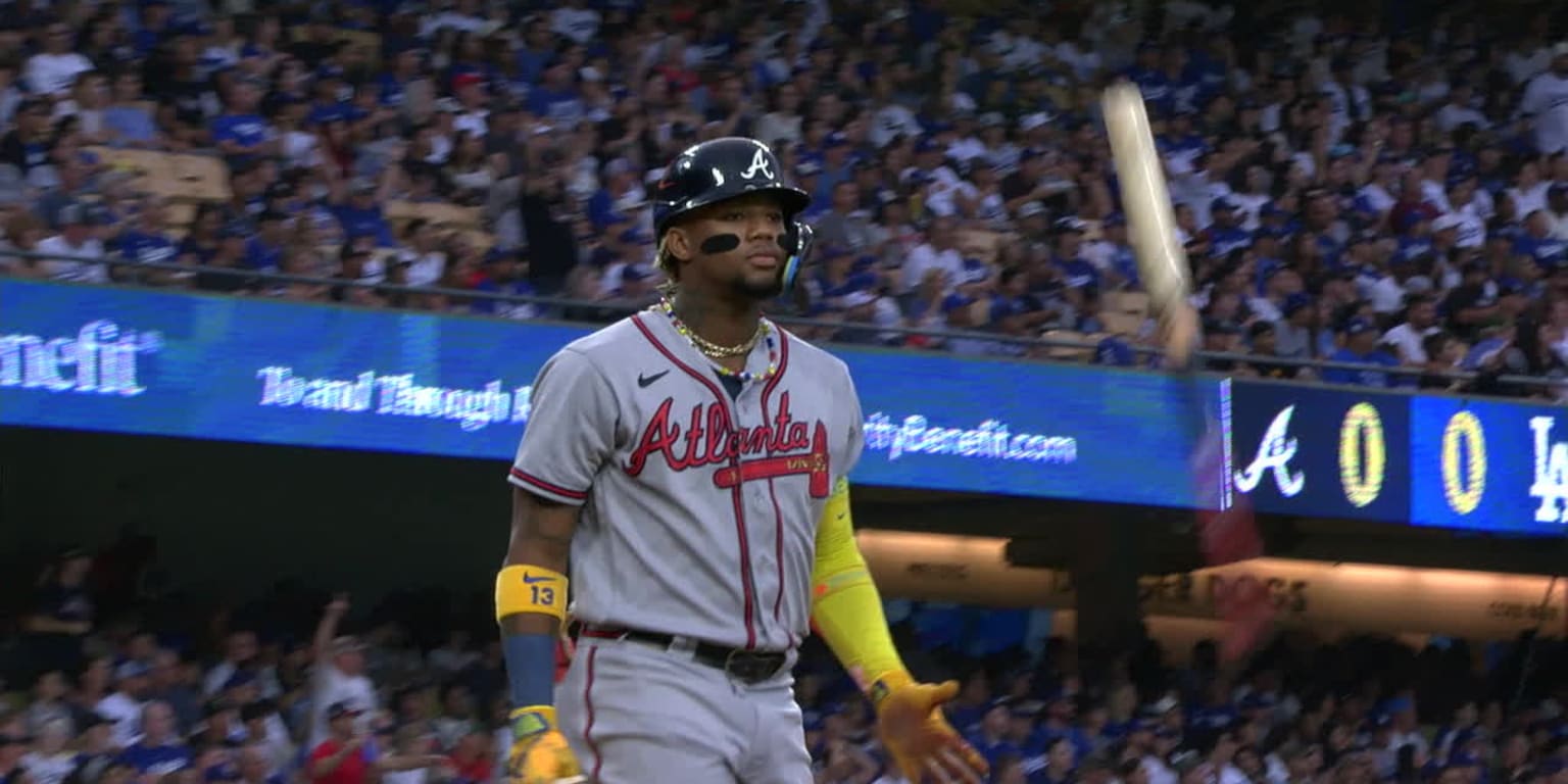 Bravos repeat dose of Dodgers in LA with another HR from Acuña Jr.
