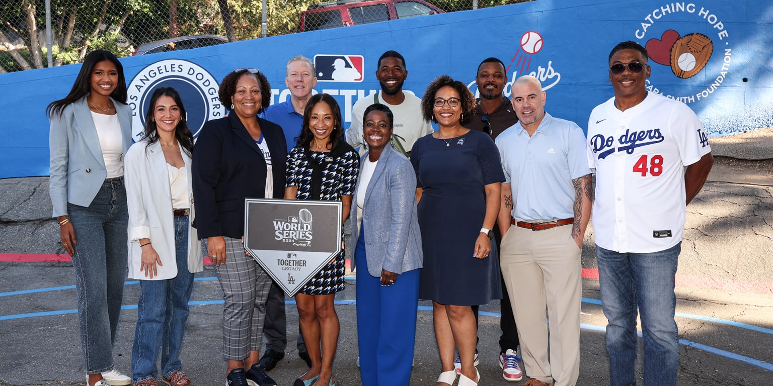 Dodgers Foundation, MLB host legacy project at Clifford Elementary