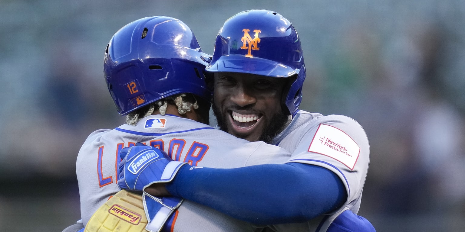 Mets get 17 walks, 17 runs in win vs. A’s