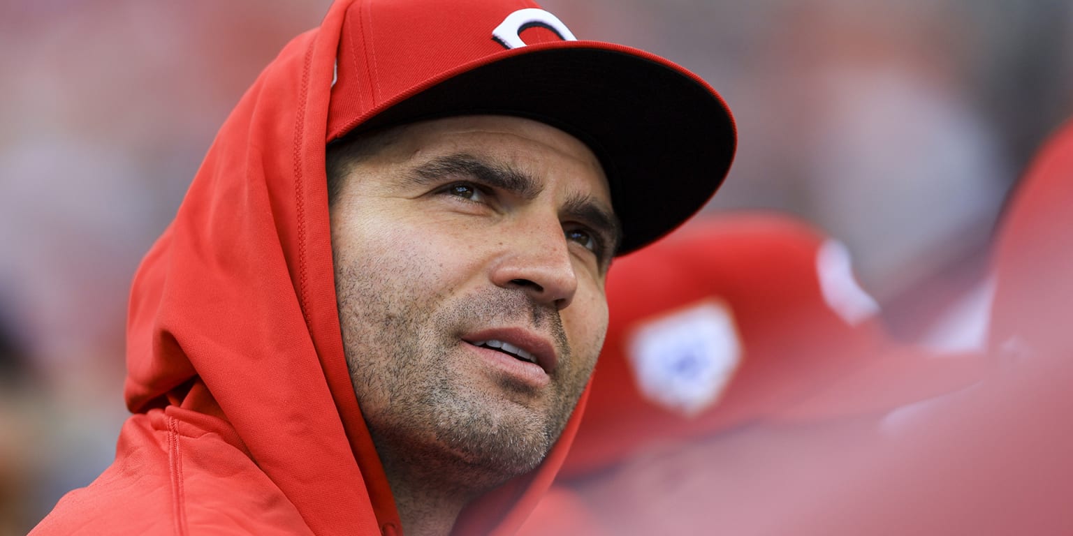 Joey Votto taking live batting practice at Great American Ball Park