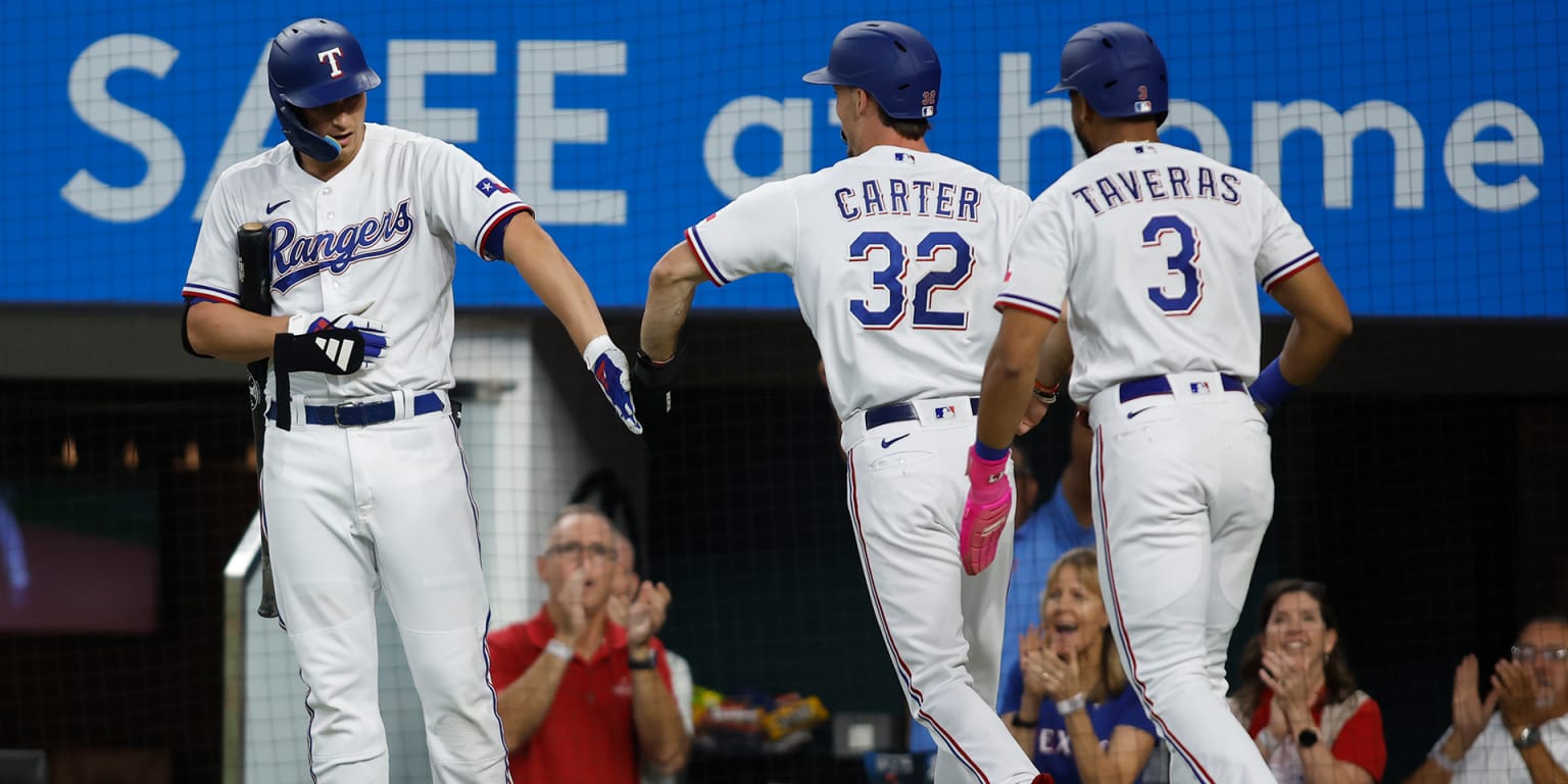 Most runs scored in MLB game: Texas Rangers