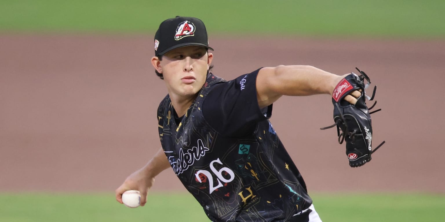 Now ace of his Double-A staff, MLB's No. 8 prospect stacks up 11 strikeouts