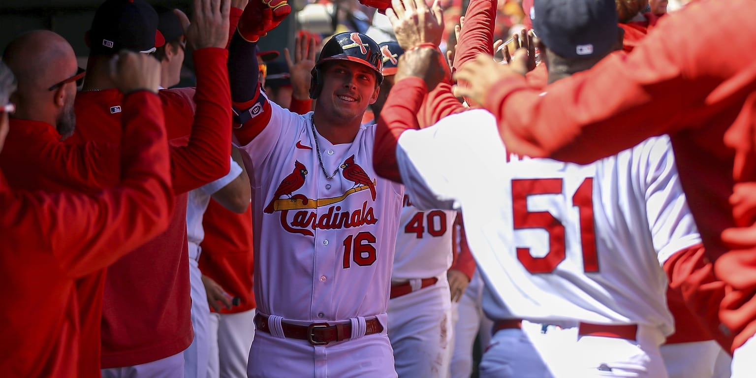 The St. Louis Cardinals are babying Nolan Gorman against left