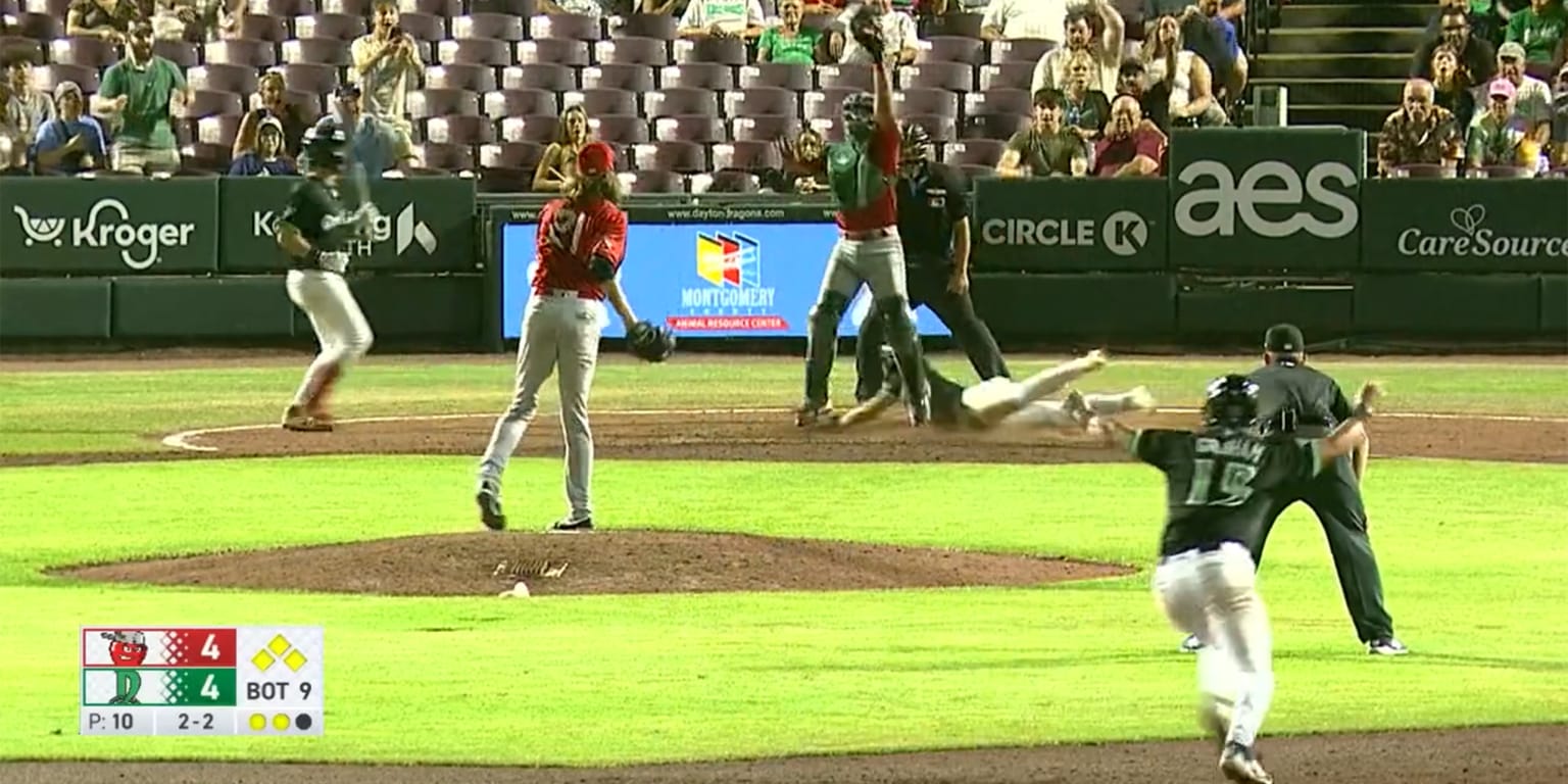This is what you call stealing a win: Reds High-A prospect runs off with victory with swipe of home