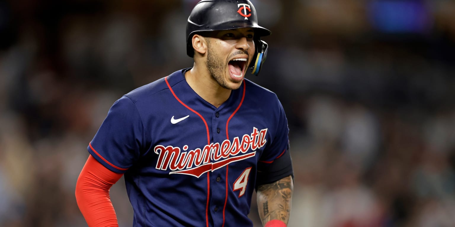 Carlos Correa of the Minnesota Twins looks on against the Seattle