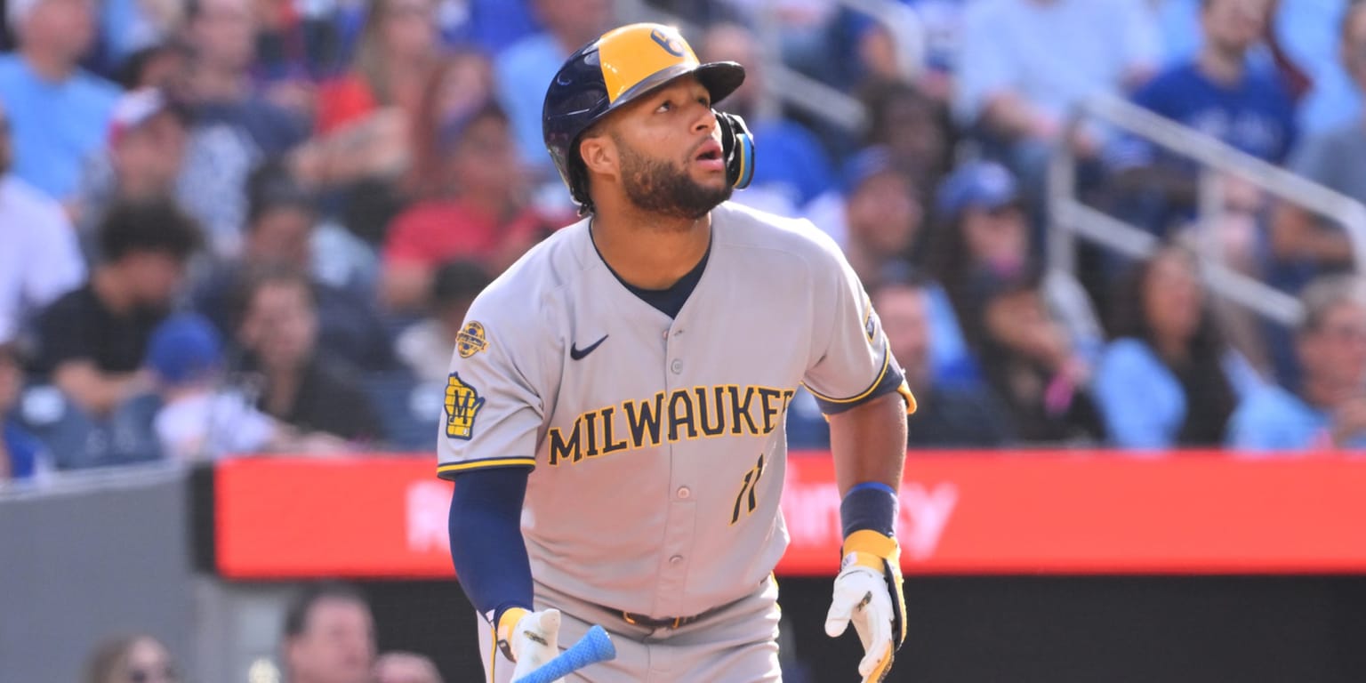 Robbed early, Chourio comes through with late HR in return to action for Crew