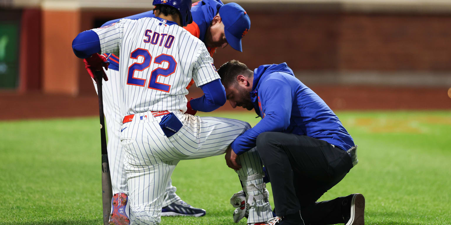 Soto fouls ball off ankle, later exits Mets' game vs. Tigers