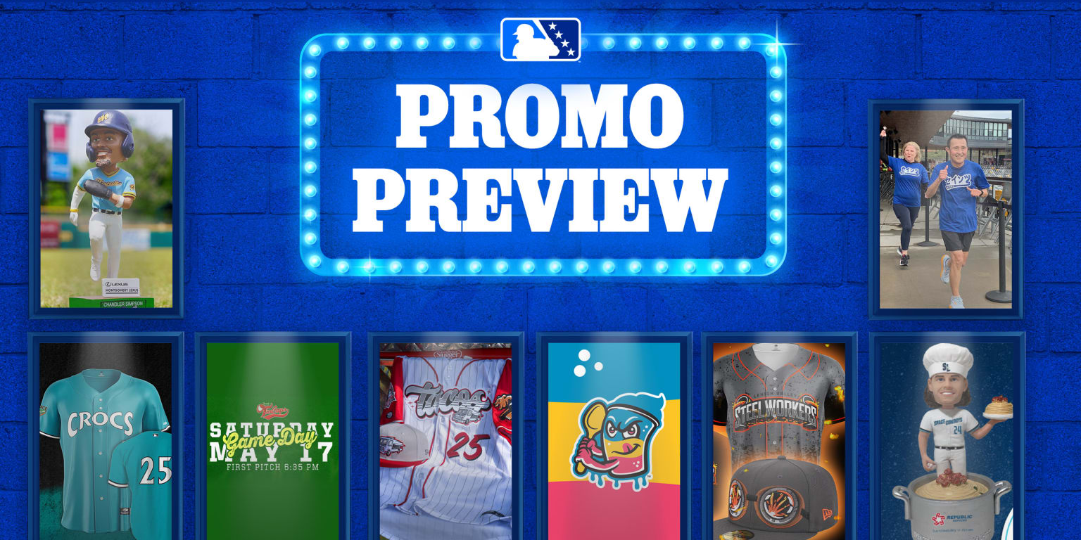 Best Minor League promos of May 2025 in Baseball Traveler's promo