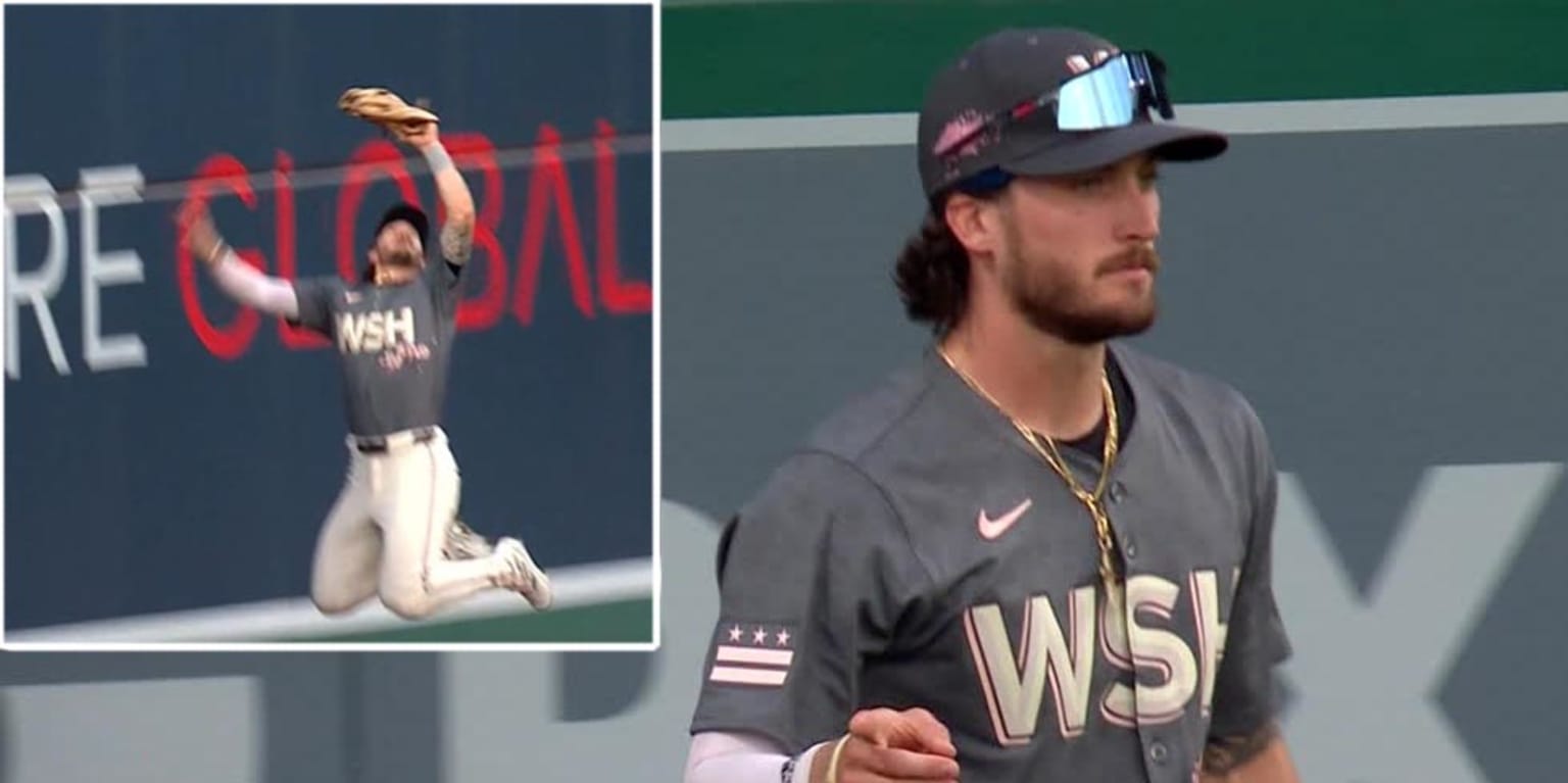 Dylan Crews makes leaping catch, steals two bags vs. Marlins