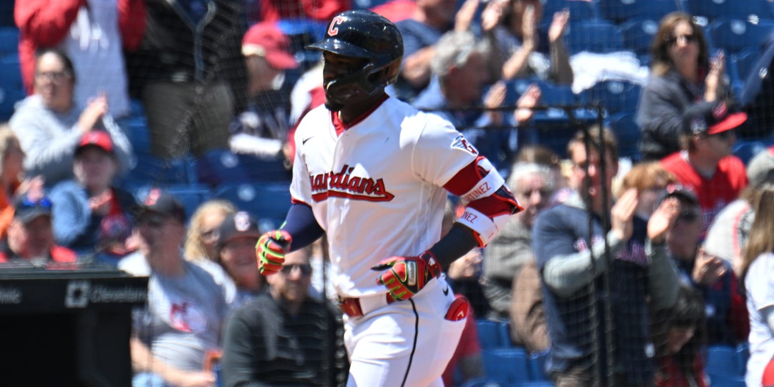 Guardians' lineup shuffle pays off with Angel's leadoff HR in sweep of Angels 