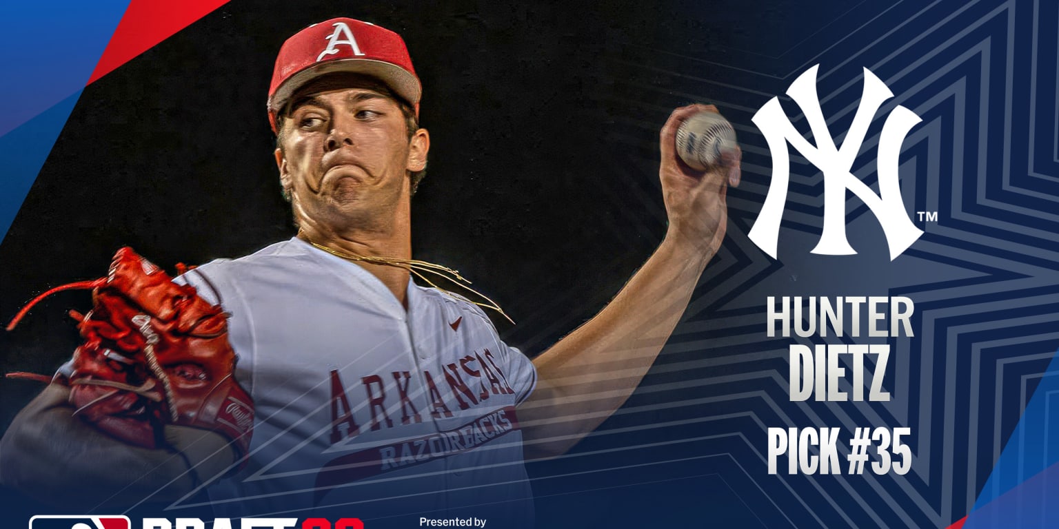 Yankees take Arkansas LHP Dietz with 35th overall pick