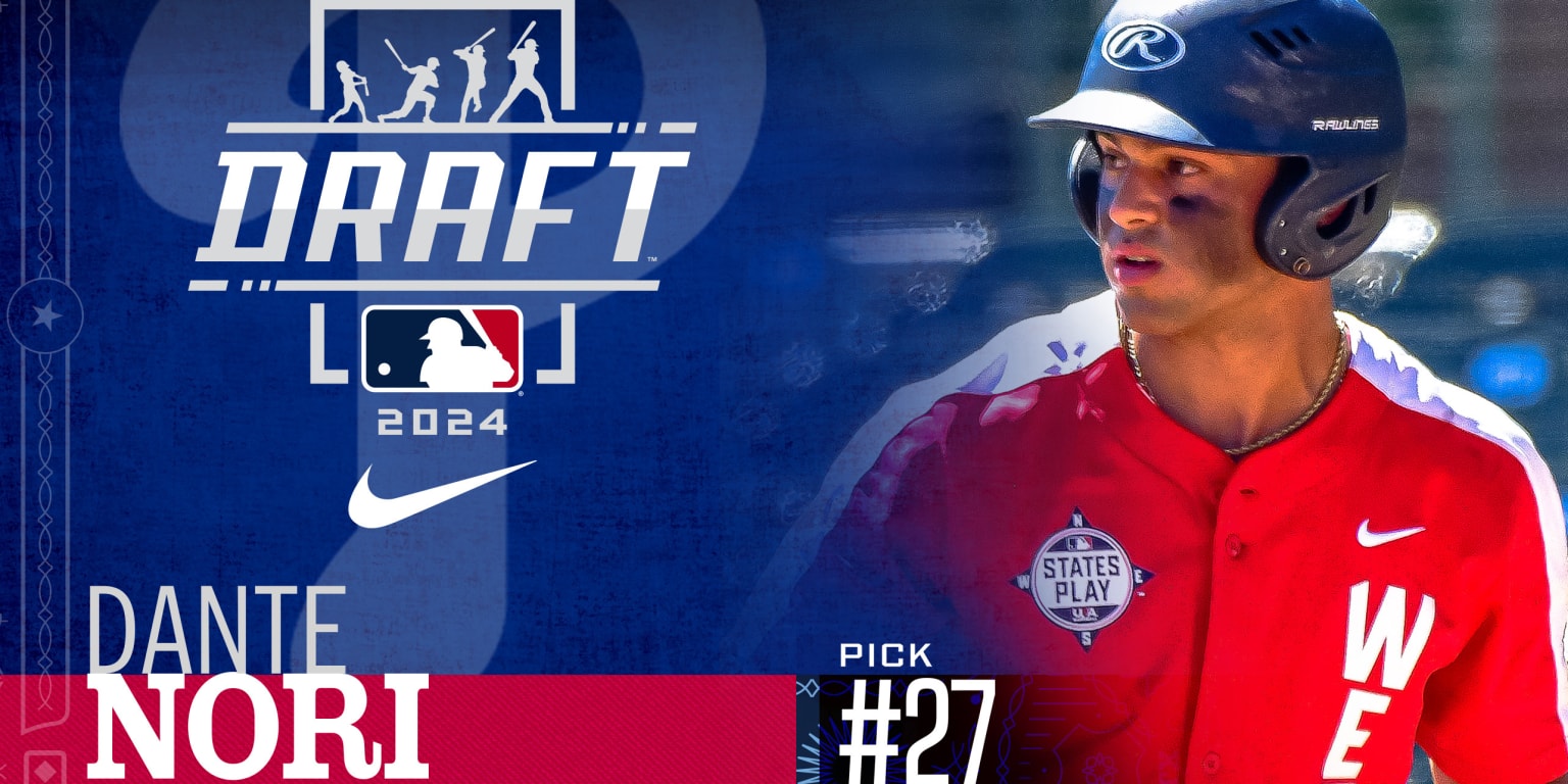 Dante Nori selected 27th overall by Phillies in 2024 MLB Draft