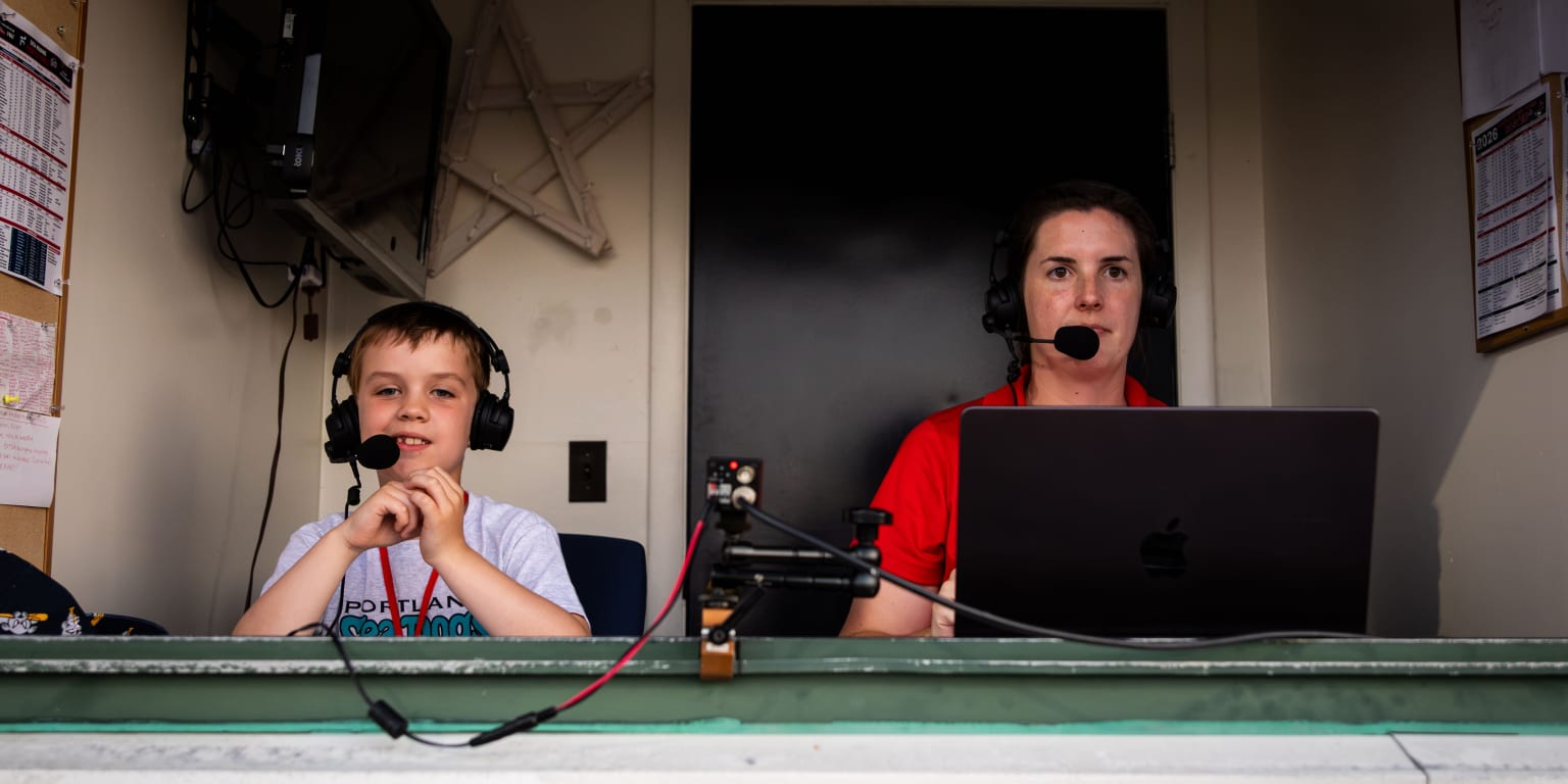 'That is going out of here!' HR call highlights kids' broadcast for Double-A Red Sox