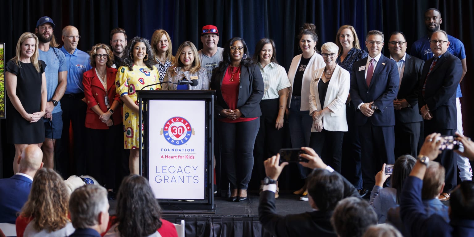 In recognition of the Texas Rangers 50th Anniversary and the 30th  Anniversary of the Texas Rangers Baseball Foundation, we are excited to  fund five