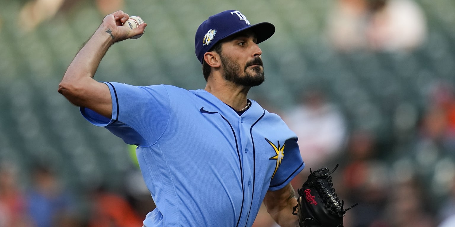 Rays snap skid behind Zach Eflin, tie Orioles again atop division