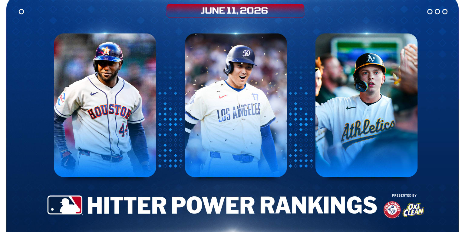 Latest Hitter Power Rankings have ANOTHER change at the top